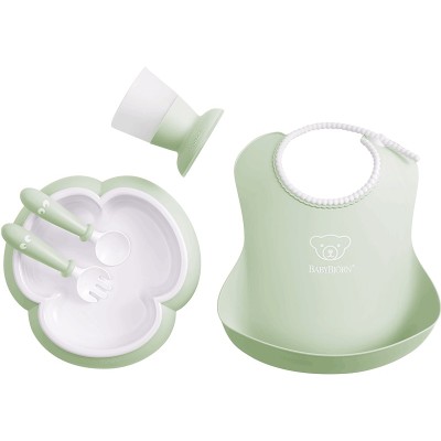 BabyBjorn Baby feeding set Powder Green Комплект для кормления 070061