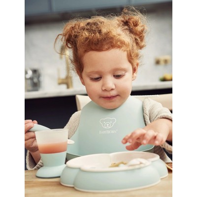 BabyBjorn Baby feeding set Powder Green Комплект для кормления 070061