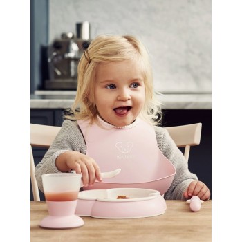 BabyBjorn Baby feeding set Powder pink Komplekts barošanai 070064