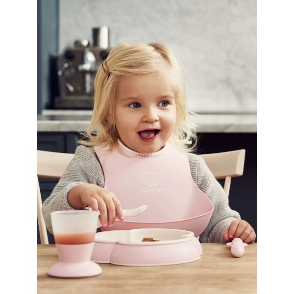 BabyBjorn Baby feeding set Powder Pink Комплект для кормления 070064