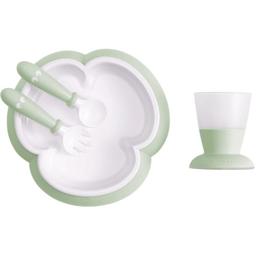BabyBjorn Baby feeding set Powder Green Комплект для кормления 078161