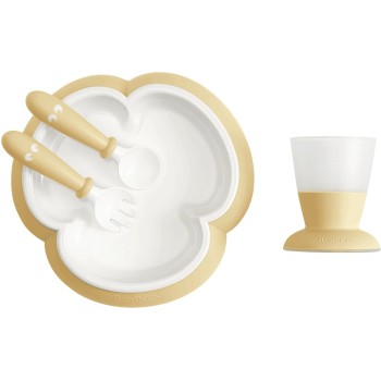 BabyBjorn Baby feeding set Powder Yellow Komplekts barošanai 078166