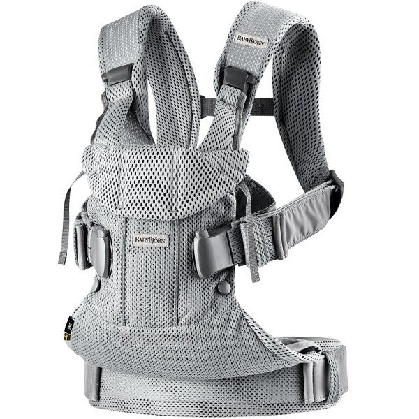 BabyBjorn Рюкзак-кенгуру Baby Carrier One Air Silver Mesh 098004