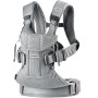 BabyBjorn kengūros krepšys, nešioklė One Air, sidabrinis, tinklelis, 098004