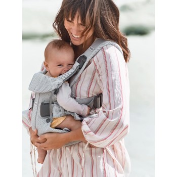 BabyBjorn Рюкзак-кенгуру Baby Carrier One Air Silver Mesh 098004
