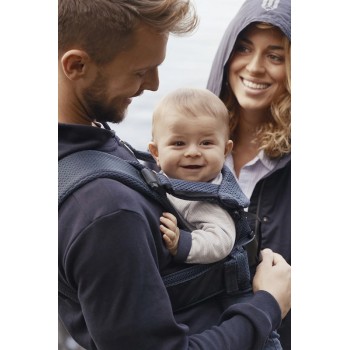 BabyBjorn Ķengursoma Baby Carrier One Air Navy Blue Mesh 098008