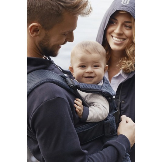 BabyBjorn Рюкзак-кенгуру Baby Carrier One Air Navy Blue Mesh 098008