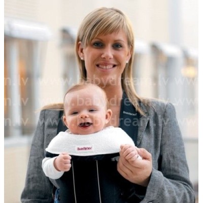 BabyBjorn Нагрудник для кенгуру Bib for Baby Carrier, 2-pack, White