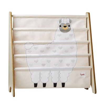 3 Sprouts grāmatu plaukts Llama grāmatu stends
