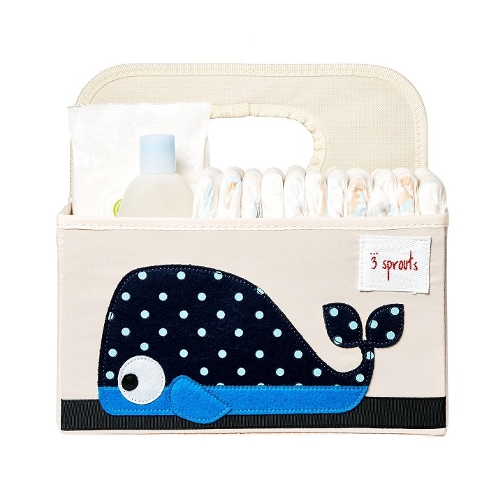 3 Sprouts autiņbiksīšu organizators Whale