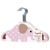 3 Sprouts Hangers bērnu velūra pakaramie 10 gab. Pink