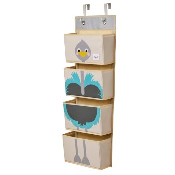 3 Sprouts Hanging Wall Organizer Ostrich Piekaramais sienas organizators
