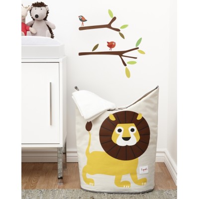 3 Sprouts Laundry Hamper Lion veļas grozs