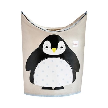 3 Sprouts Laundry Hamper Penguin veļas grozs