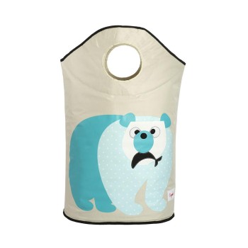 3 Sprouts Laundry Hamper Polar Bear veļas grozs
