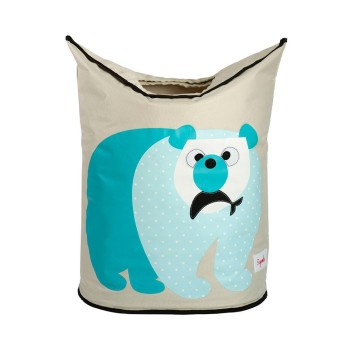 3 Sprouts Laundry Hamper Polar Bear veļas grozs