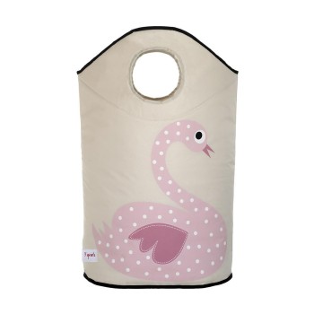 3 Sprouts Laundry Hamper Swan veļas grozs