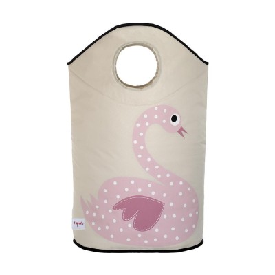 3 Sprouts Laundry Hamper Swan veļas grozs
