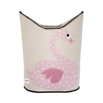 3 Sprouts Laundry Hamper Swan veļas grozs