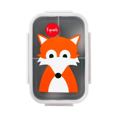 3 Sprouts Lunch Box Pusdienu kastīte Fox