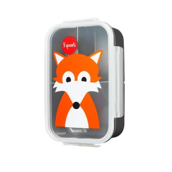 3 Sprouts Lunch Box Pusdienu kastīte Fox