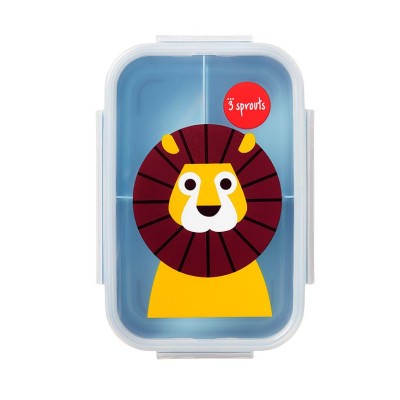 3 Sprouts Lunch Box Pusdienu kastīte Lion