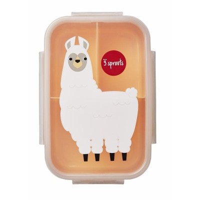 3 Sprouts Lunch Box Pusdienu kastīte Llama