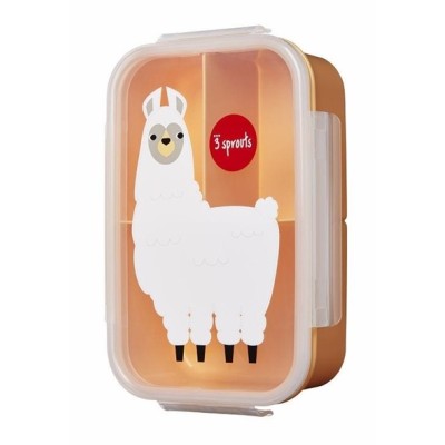 3 Sprouts Lunch Box Pusdienu kastīte Llama