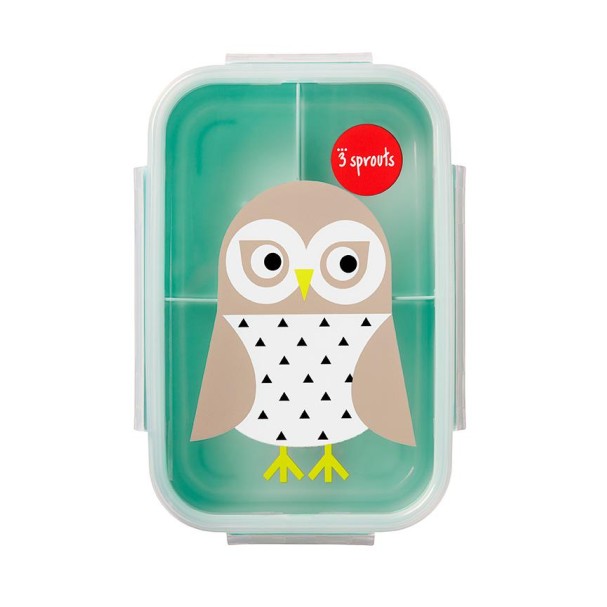 3 Sprouts Lunch Box Pusdienu kastīte Owl