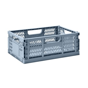 3 Sprouts Modern Folding Crate Ящик для вещей Large Blue