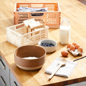 3 Sprouts Modern Folding Crate Ящик для вещей Large Clay