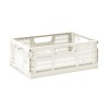 3 Sprouts Modern kokkupandav kast, suur, kreemjas