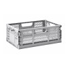 3 Sprouts Modern kokkupandav kast, suur, helehall