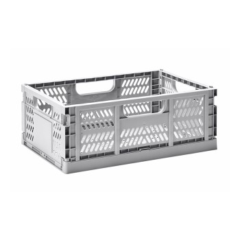 3 Sprouts Modern Folding Crate Ящик для вещей Large Light Grey