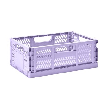3 Sprouts Modern Folding Crate Ящик для вещей Large Lilac