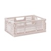 3 Sprouts moodne kokkupandav kast, suur, roosa