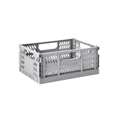 3 Sprouts Modern Folding Crate Ящик для вещей Medium Light Grey