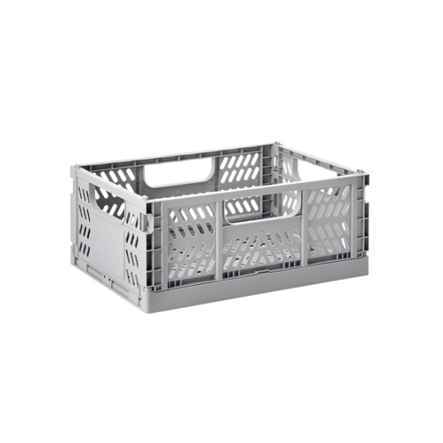 3 Sprouts Modern Folding Crate Ящик для вещей Medium Light Grey