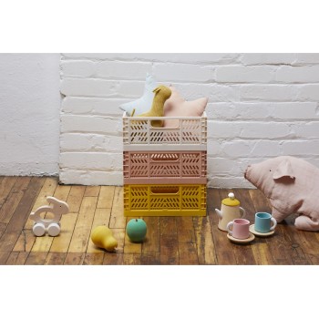 3 Sprouts Modern Folding Crate Ящик для вещей Medium Yellow