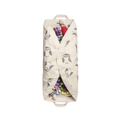 3 Sprouts Play Mat Bag Bērnu spēļu paklājs - soma Owl