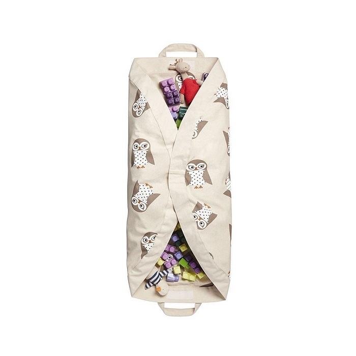 3 Sprouts Play Mat Bag Bērnu spēļu paklājs - soma Owl
