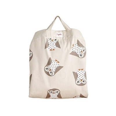 3 Sprouts Play Mat Bag Bērnu spēļu paklājs - soma Owl