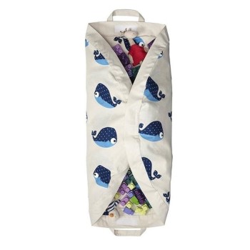 3 Sprouts Play Mat Bag Bērnu spēļu paklājs - soma Whale
