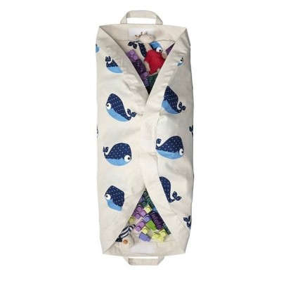 3 Sprouts Play Mat Bag Bērnu spēļu paklājs - soma Whale