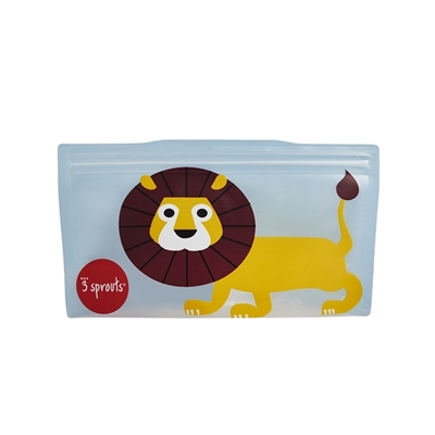 3 Sprouts Snack Bag Многоразовые пакетики для закусок 2 шт. Lion