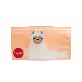 3 Sprouts Snack Bag korduvkasutatavad suupistekotid 2 tk Llama