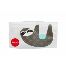 3 Sprouts Snack Bag Atkārtoti lietojami uzkodu maisiņi 2 gab. Sloth