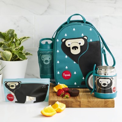 3 Sprouts Stainless Steel Food Jar Термо контейнер Bear