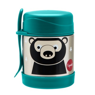 3 Sprouts Stainless Steel Food Jar Термо контейнер Bear