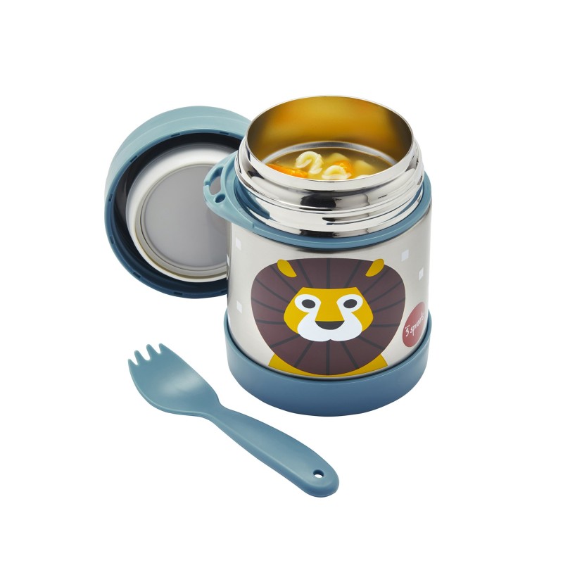3 Sprouts Stainless Steel Food Jar Термо контейнер Lion